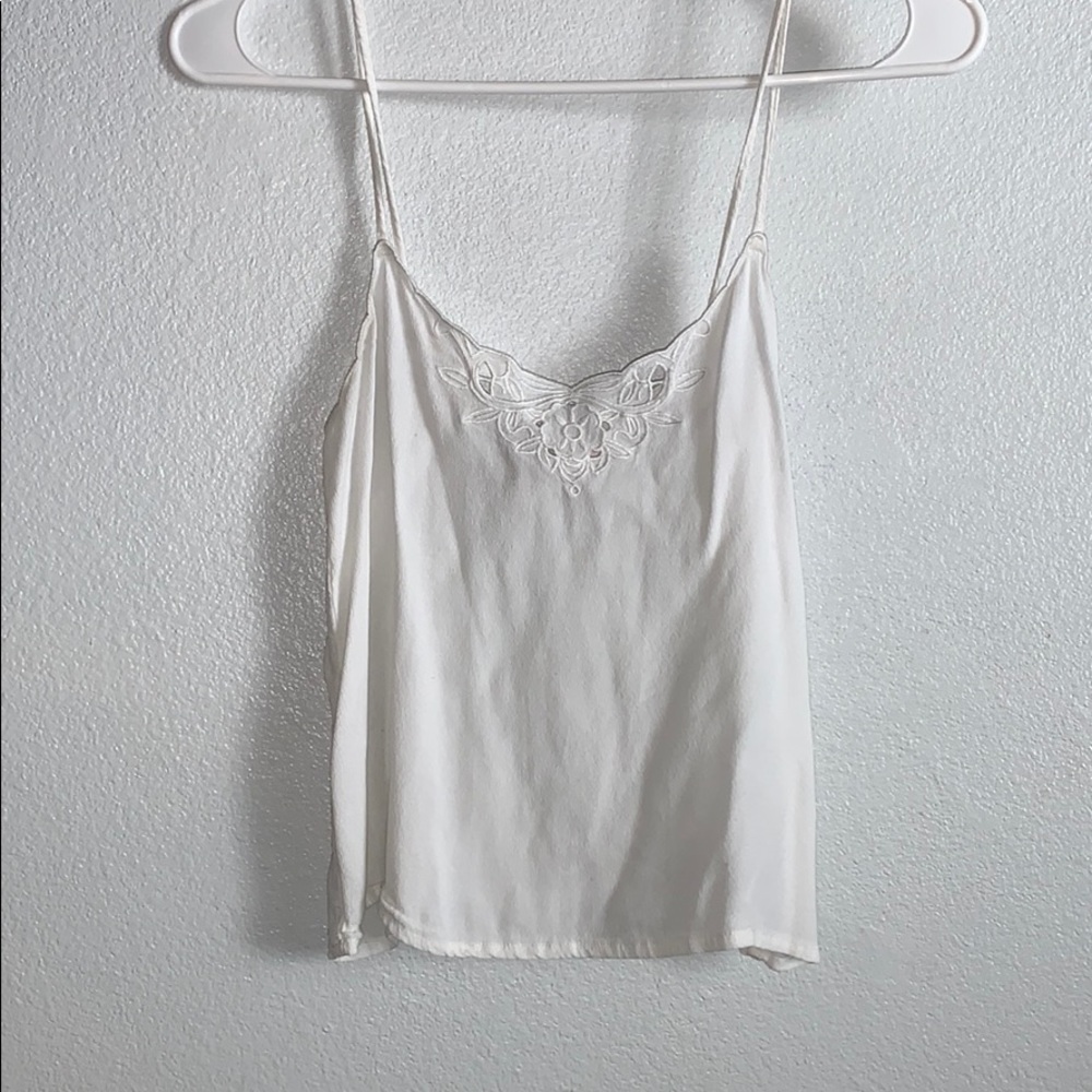 White tank top